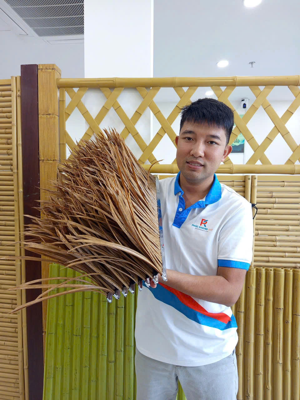 diềm mái rơm nhân tạo