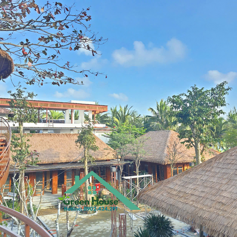 mái tranh waterfont