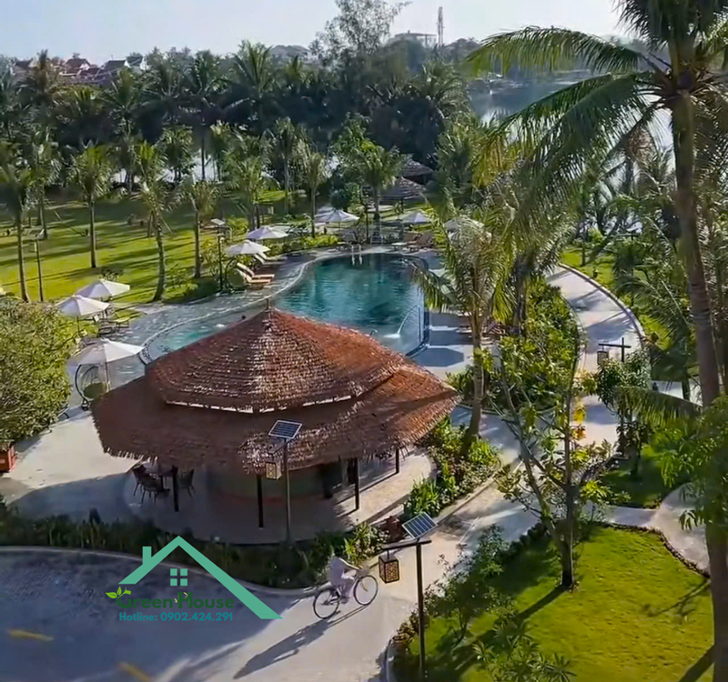 tổng thể mái chòi bát giác