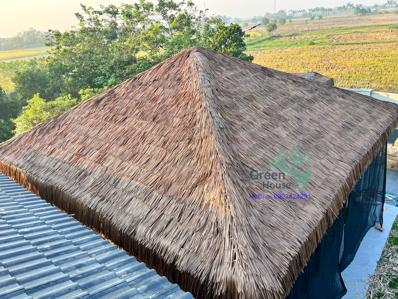 Nhà Mái Rạ Hiện Đại Trong Khu Nghỉ Dưỡng Tuyệt Đẹp